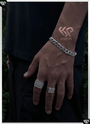 Pulseira Grumet Escama de Peixe 10mm 21cm Em Prata 925 Legítima + Flanela Mágica