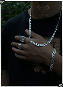 Pulseira Grumet Escama de Peixe 10mm 21cm Em Prata 925 Legítima + Flanela Mágica