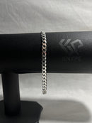 Pulseira Grumet Escama de Peixe 5mm 21cm Em Prata 925 Legítima + Flanela Mágica