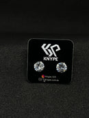 Par de Brincos De Prata 925 Redondo 10mm