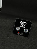 Par de Brincos De Prata 925 Redondo 9mm