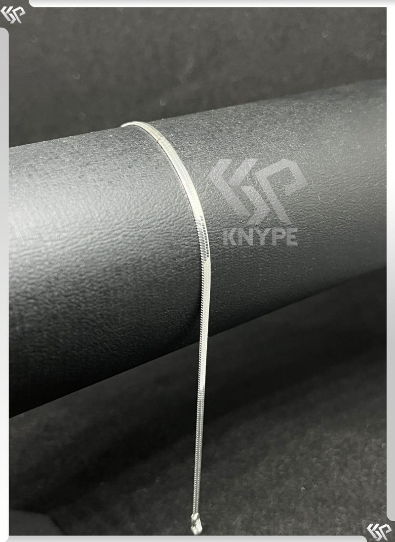 Colar Feminino Laminado 2mm 40cm Em Prata 925 Legítima + Flanela Mágica