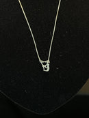 Colar de Luxo Feminino Gatinho 45cm Em Prata 925 Legítima + Flanela Mágica