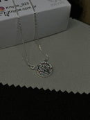 Colar Feminino Árvore 45cm Em Prata 925 Legítima