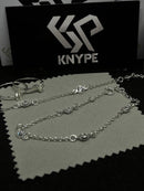 Pulseira de Luxo Feminina 3 Pedras Zirconia Em Prata 925 Legítima + Flanela Mágica