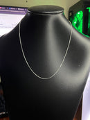 Colar Feminino Veneziana V15 45cm Em Prata 925 Legítima