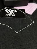 Colar Feminino Veneziana V15 45cm Em Prata 925 Legítima