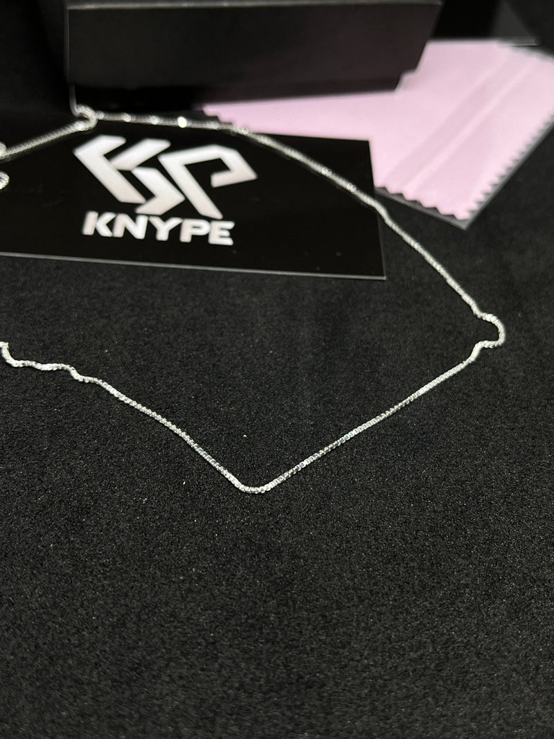 Colar Feminino Veneziana V15 45cm Em Prata 925 Legítima