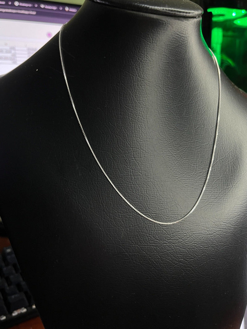 Colar Feminino Veneziana V15 45cm Em Prata 925 Legítima