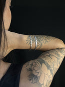Pulseira Feminina Trançado Elegance 3 Fios em Prata 925 legitima + Flanela Mágica