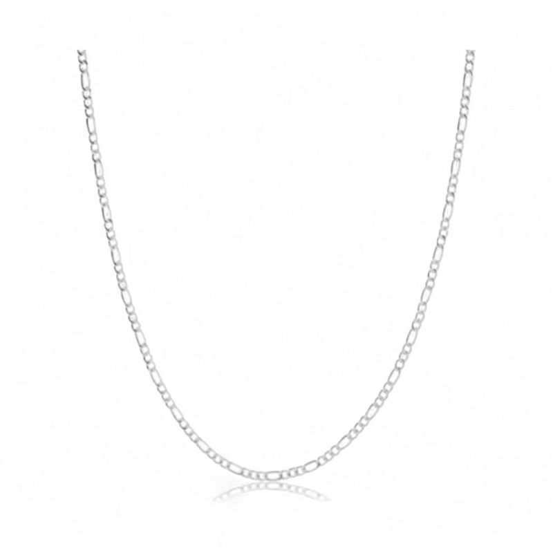 Corrente 3x1 Fígaro 2mm 60cm Em Prata 925 Legítima + Flanela Mágica