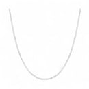 Corrente Grumet Escama de Peixe 3mm 70cm Prata 925 Legítima + Flanela Mágica