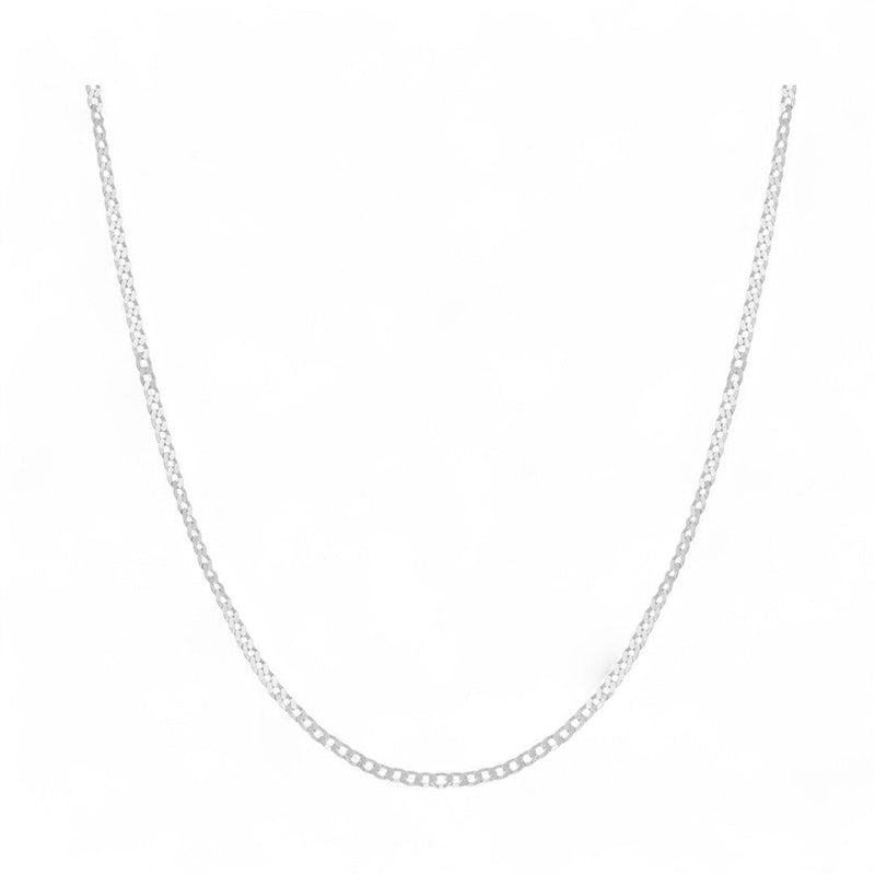 Corrente Grumet Escama de Peixe 3mm 70cm Prata 925 Legítima + Flanela Mágica