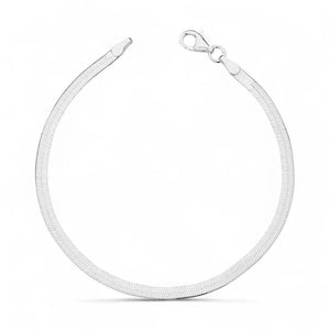 Pulseira  Feminina Laminada  Em Prata 925 Legítima + Flanela Mágica