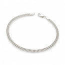 Pulseira Premium Feminina  Cravejada Em Prata 925 Legítima + Flanela Mágica