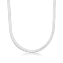 Colar Feminino Laminado 2mm 40cm Em Prata 925 Legítima + Flanela Mágica