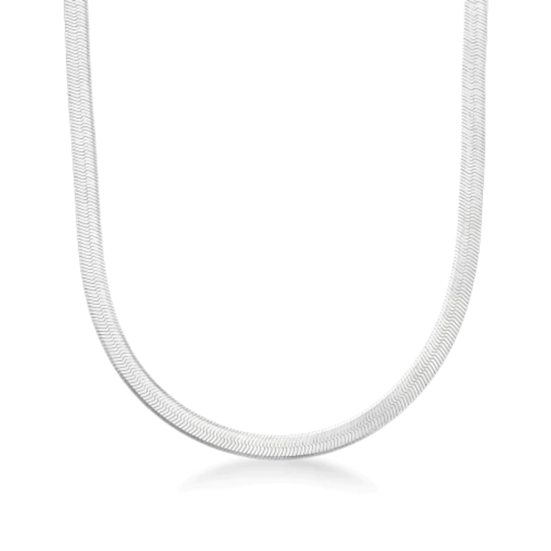 Colar Feminino Laminado 2mm 40cm Em Prata 925 Legítima + Flanela Mágica