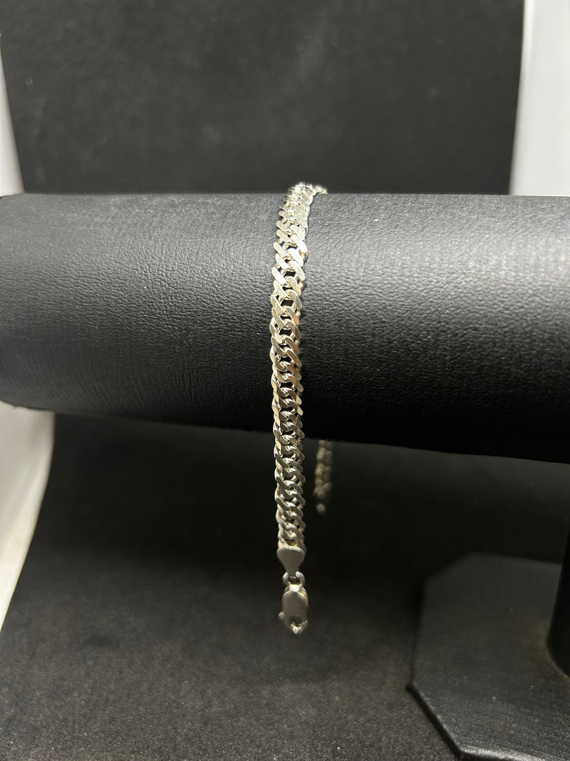 Pulseira Escama Dupla 6mm 21cm