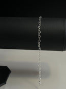 Pulseira de Luxo Feminina Elo Coração Em Prata 925 Legítima + Flanela Mágica