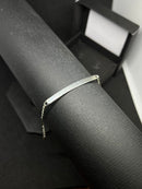 Pulseira Grumet Infantil 3mm Personalizável Em Prata 925 Legítima + Flanela Mágica