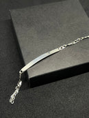 Pulseira Grumet Infantil 3mm Personalizável Em Prata 925 Legítima + Flanela Mágica