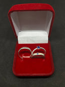 Par de Alianças Knype Rubi 2mm + Gravação de Nomes como Brinde