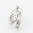 Par de Alianças Knype Harmony 3mm + Gravação de Nomes como Brinde