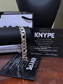 Pulseira 3x1 Fígaro 13mm 21cm Fecho Gaveta  Em Prata 925 Legítima + Flanela Mágica