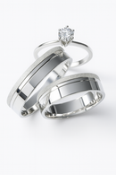 Par de Alianças Knype Eternal 4mm + Gravação de Nomes como Brinde