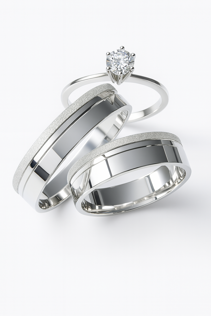 Par de Alianças Knype Eternal 4mm + Gravação de Nomes como Brinde